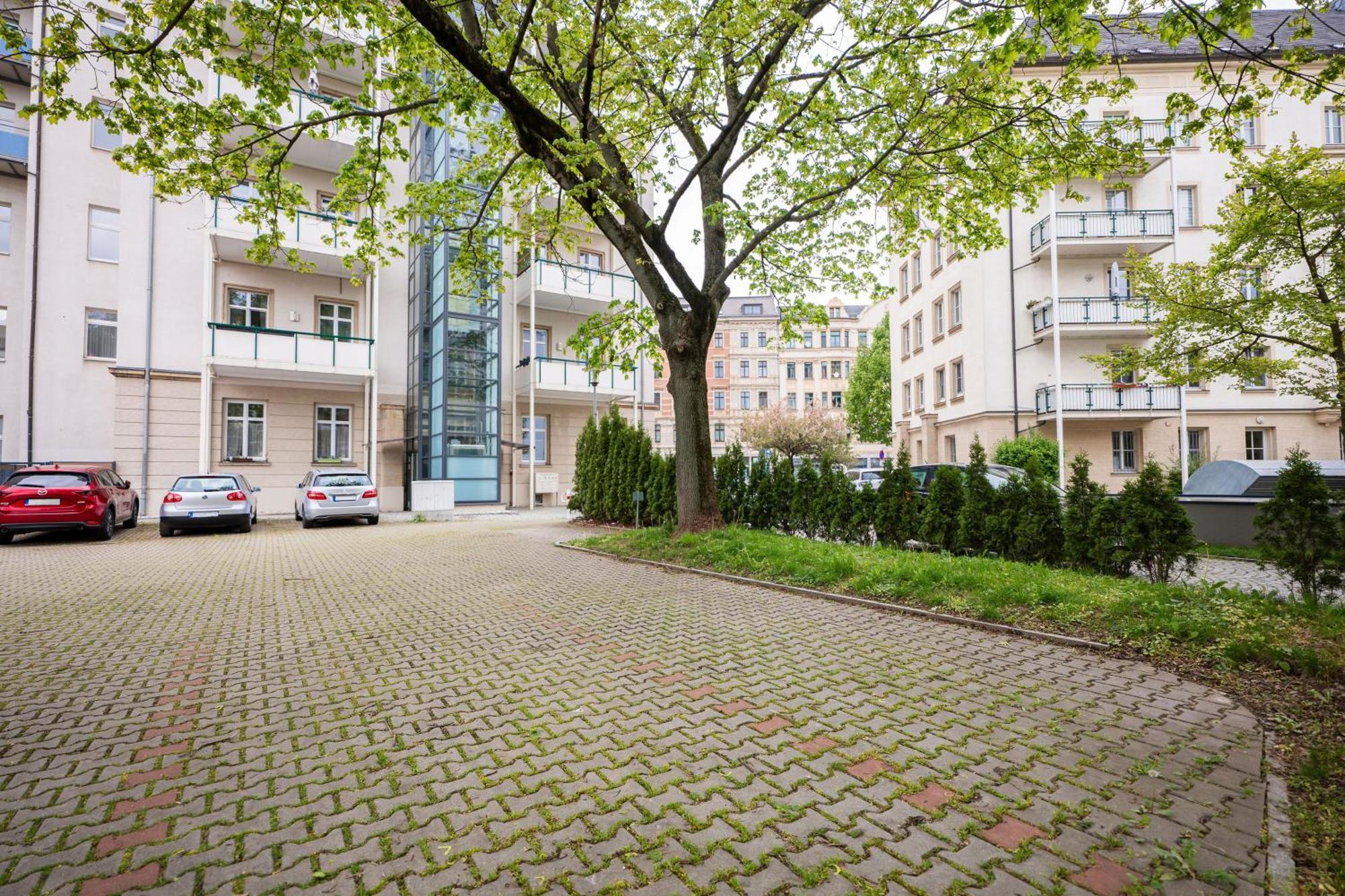 T21 - Apartment Direkt Im Zentrum Mit Parkplatz Chemnitz Eksteriør bilde